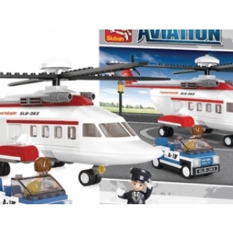 Sluban M38-B0363 Bouwstenen Aviation Series Helikopter