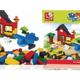 Sluban M38-B0502 Bouwstenen Kiddy Bricks Basisbouwsteentjes 415 St Meisjes