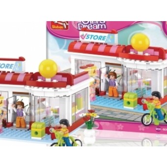 Sluban M38-B0529 Bouwstenen Girls Dream Series Supermarkt