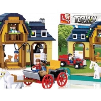 Sluban M38-B0560 Bouwstenen Town Series Manege