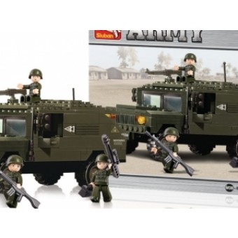 Sluban M38-B9900 Bouwstenen Army Series Terreinwagen