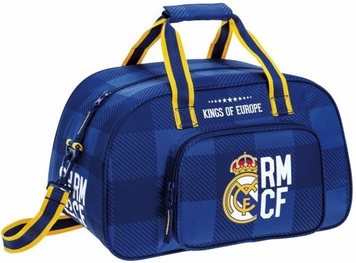 Sporttas real madrid blauw RMCF: 40x25x23 cm