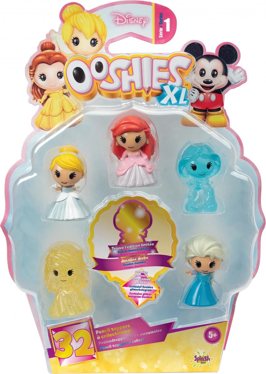 SPLASH TOYS - Ooshies - XL-pakket met 6 Disney-beeldjes