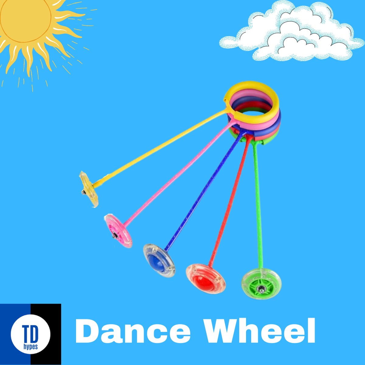 Dance Wheel - 5 Kleuren - Led wiel - Buitenspeelgoed - Cadeau idee