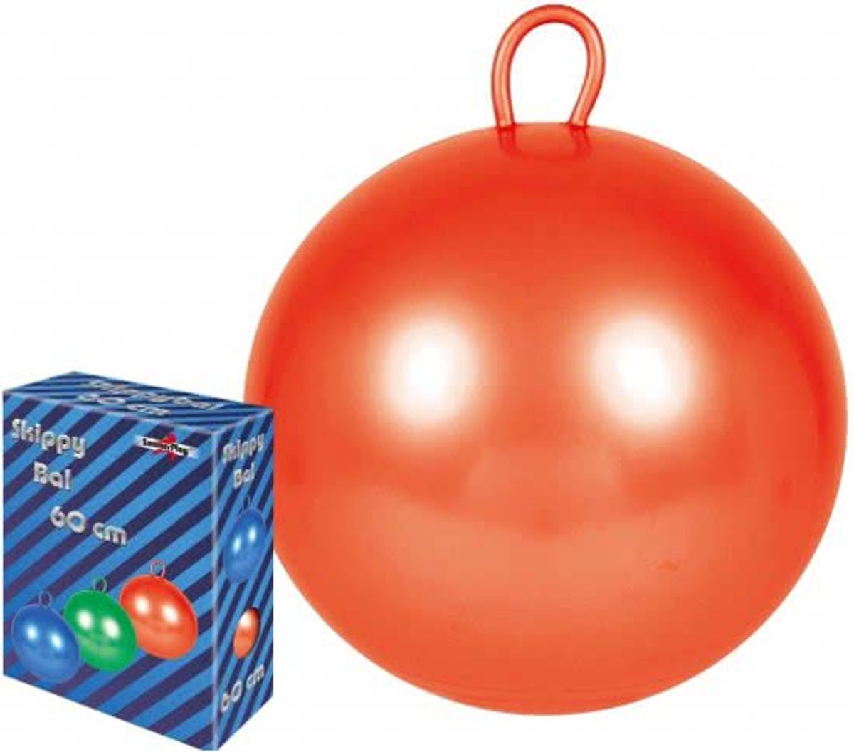 Skippybal 50 cm Rood