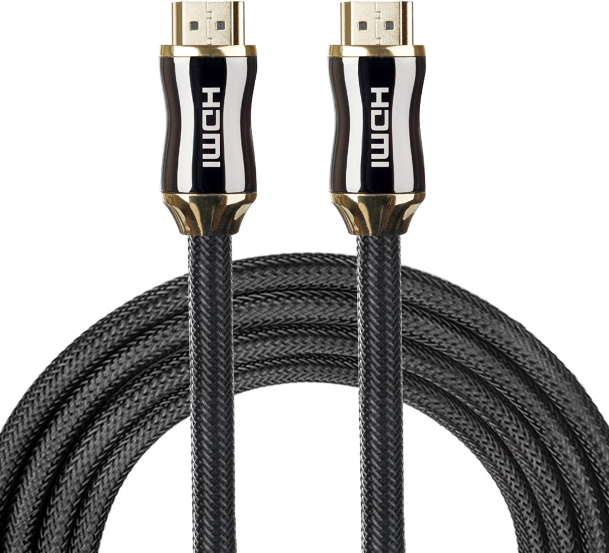 1,5 m metalen behuizing HDMI 2.0 Hoge snelheid HDMI 19-pins mannelijk naar HDMI 19-pins mannelijke connectorkabel