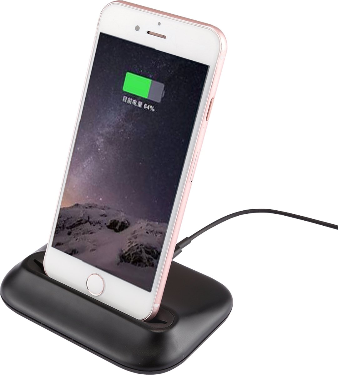 2.4A Max-uitgang Smart Desktop Charger Station Reislader met USB-kabel, voor iPad, iPhone