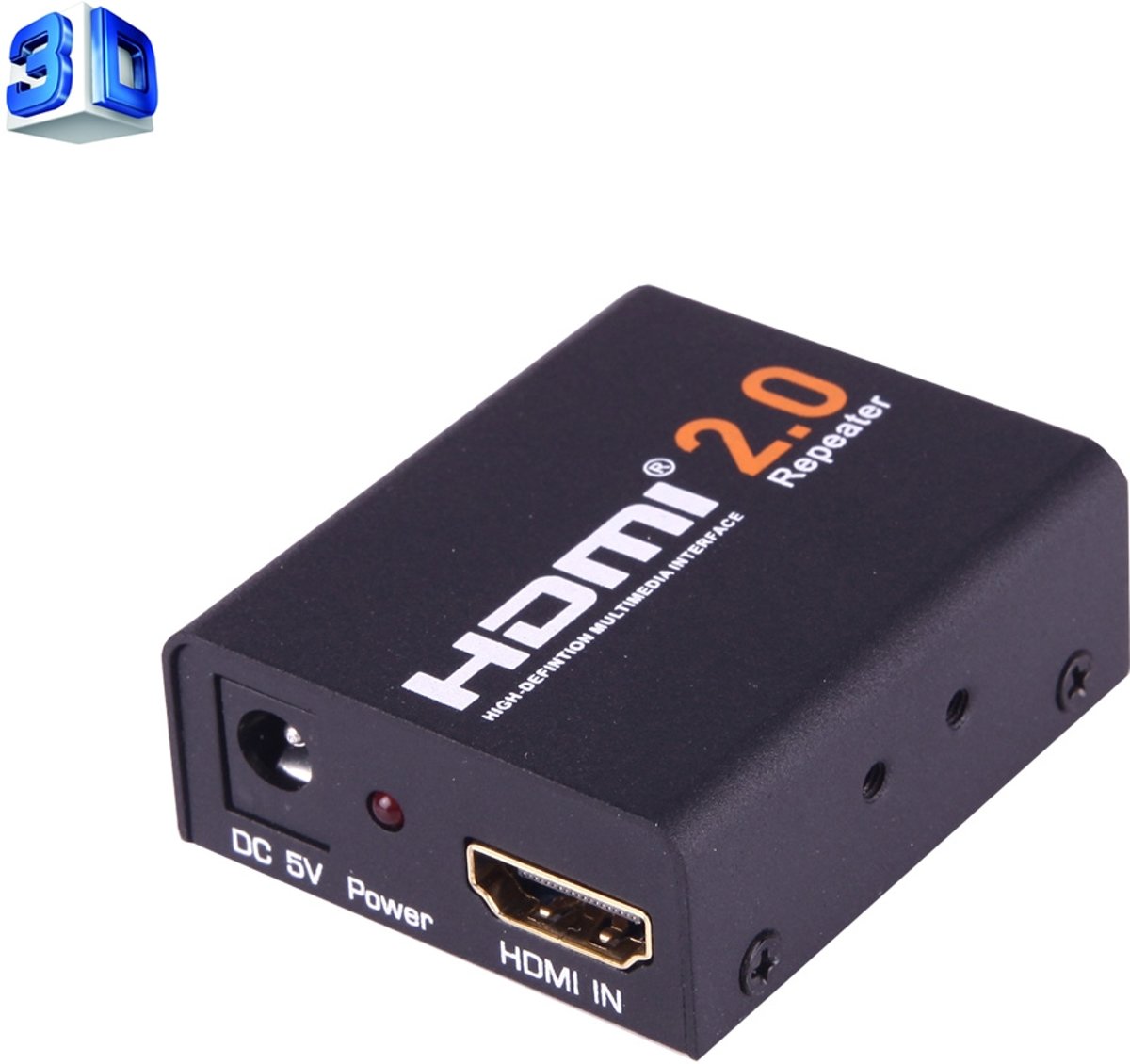 2160P Full HD HDMI 2.0 Versterker Repeater, ondersteunt 4K x 2K, 3D