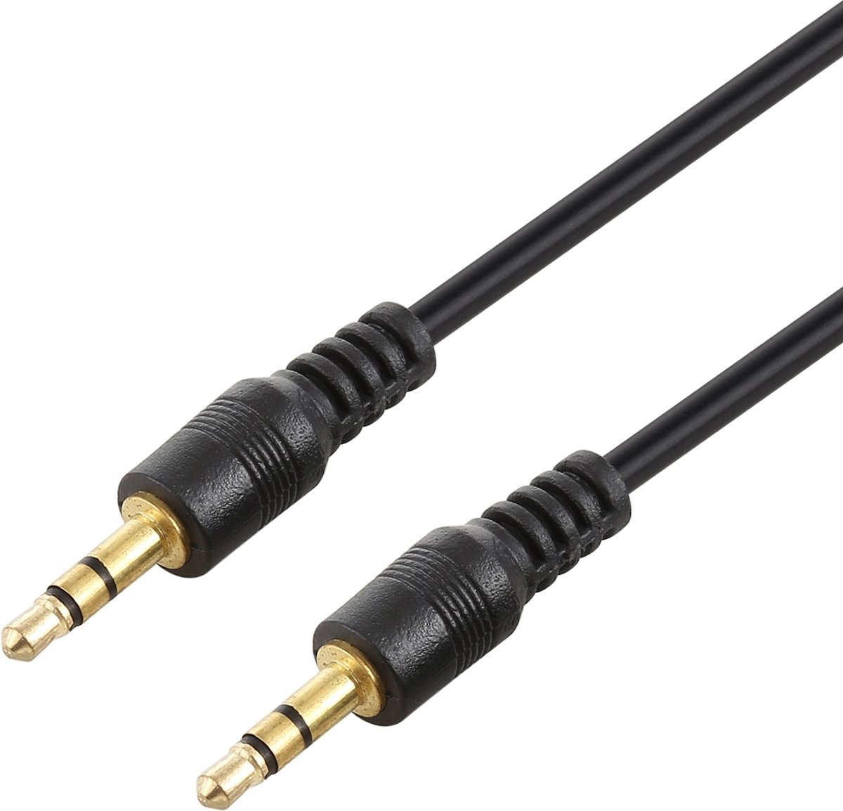 Aux-kabel, 3,5 mm male mini-plug stereo audiokabel, lengte: 5 m