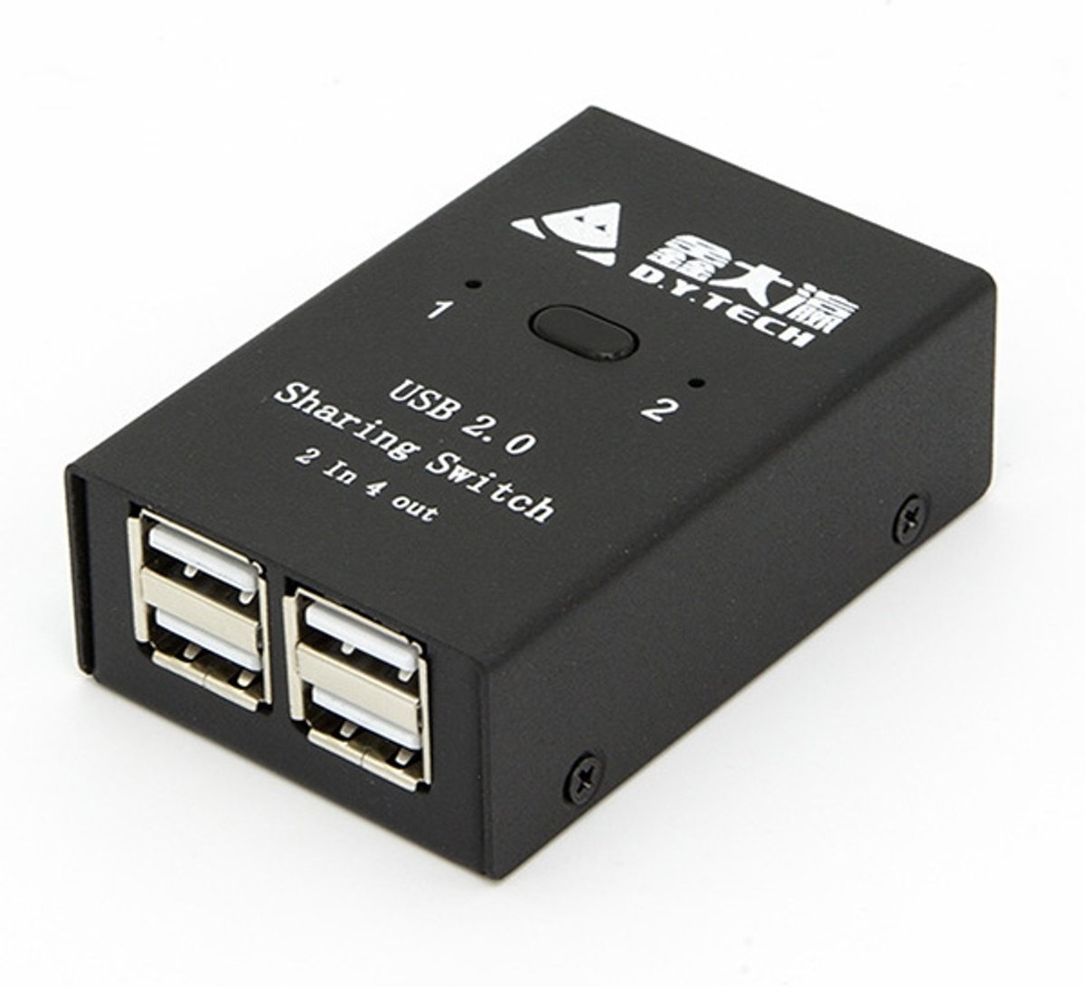 DY-B046 2 In 4 Out USB 2.0 Sharing schakelaar USB Flash-printeradapter