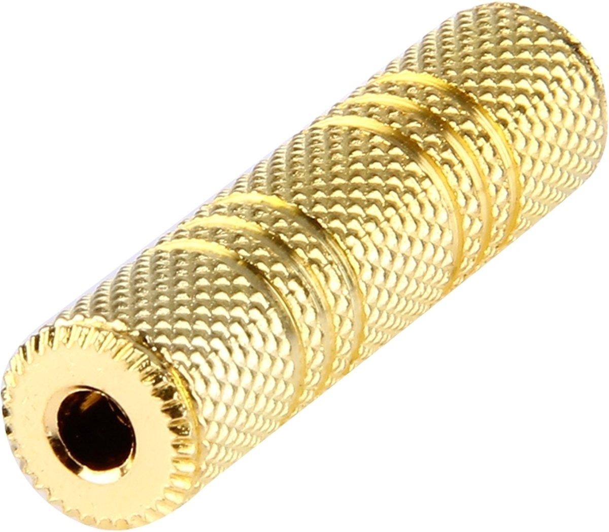 Gold Plated 3.5mm Femal naar 3.5mm Stereo Jack Adaptor Socket Adapter