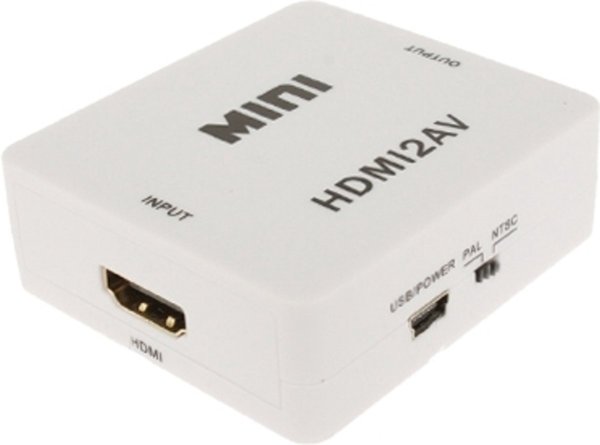 Mini HDMI naar CVBS Audio Decoder