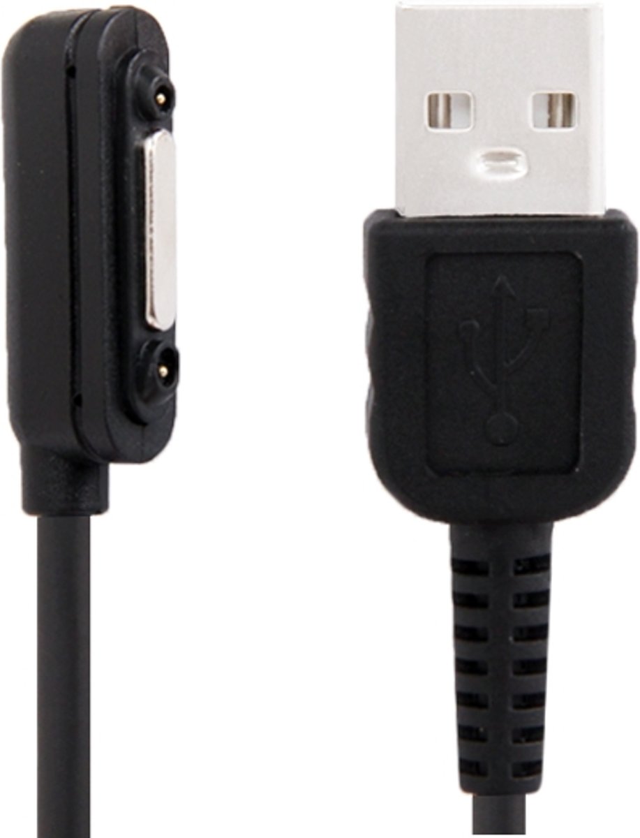 USB-laadkabel, voor Sony Xperia Z1 / L39h, Xperia Z Ultra / XL39h, kabellengte: 1m (zwart)