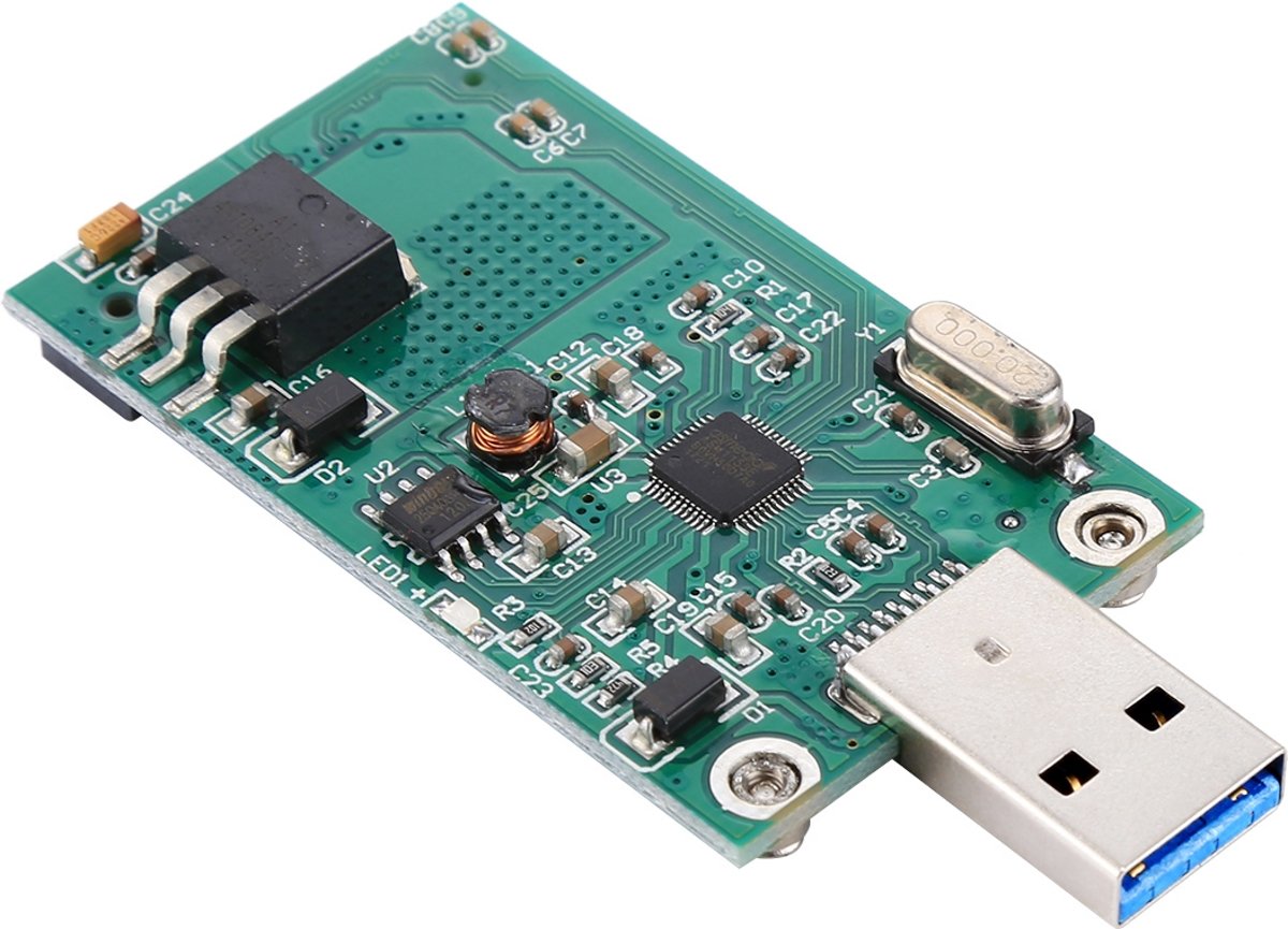 mSATA SSD naar USB 3.0 Converteradapter Kaartmodule Board Harde schijf