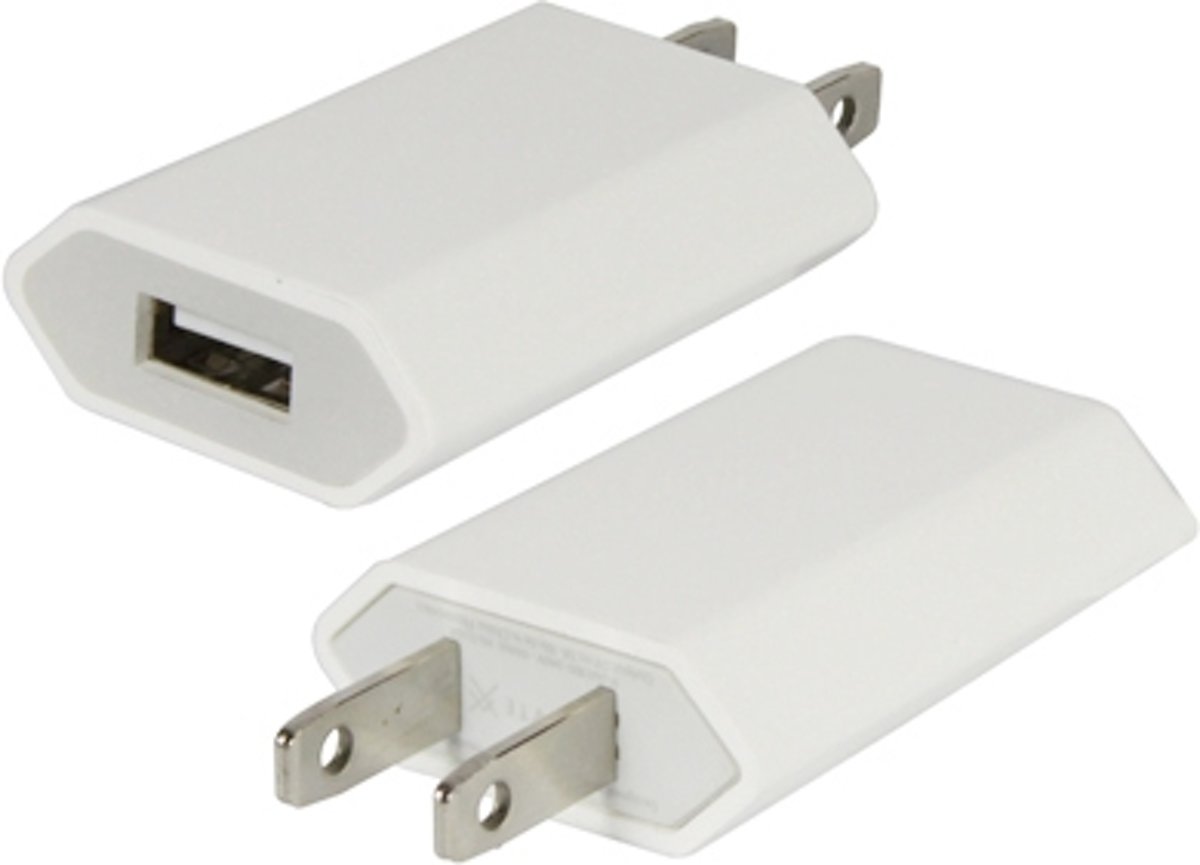 us stekker usb lader voor iphone 6 & 6 plus, 5 & 5c & 5s, iphone 4 & 4s, iphone 3g & 3gswit