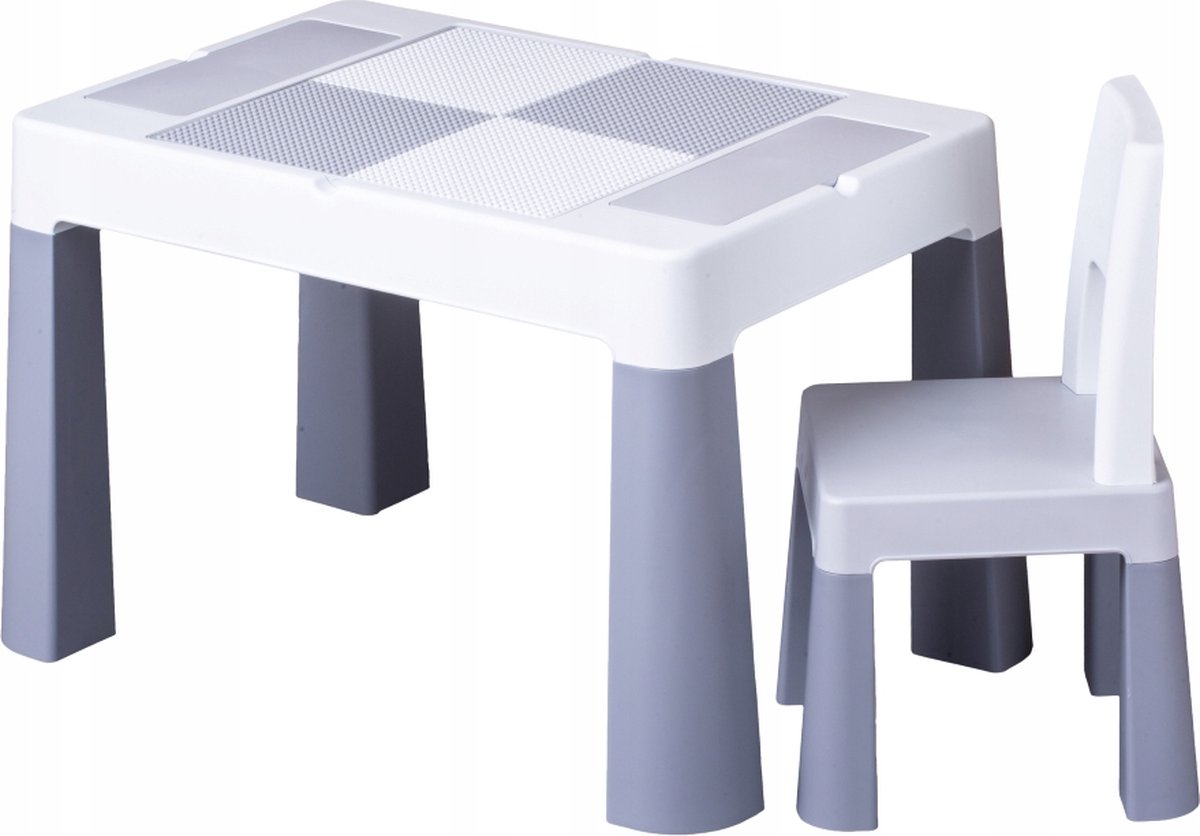 Tega Baby Grijs 3-in-1 Tafel met Stoeltje MF-001-106