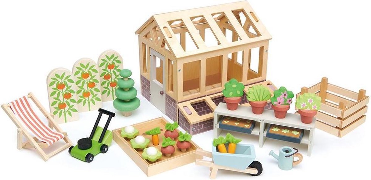 Tender Leaf Toys Greenhouse and Garden Set