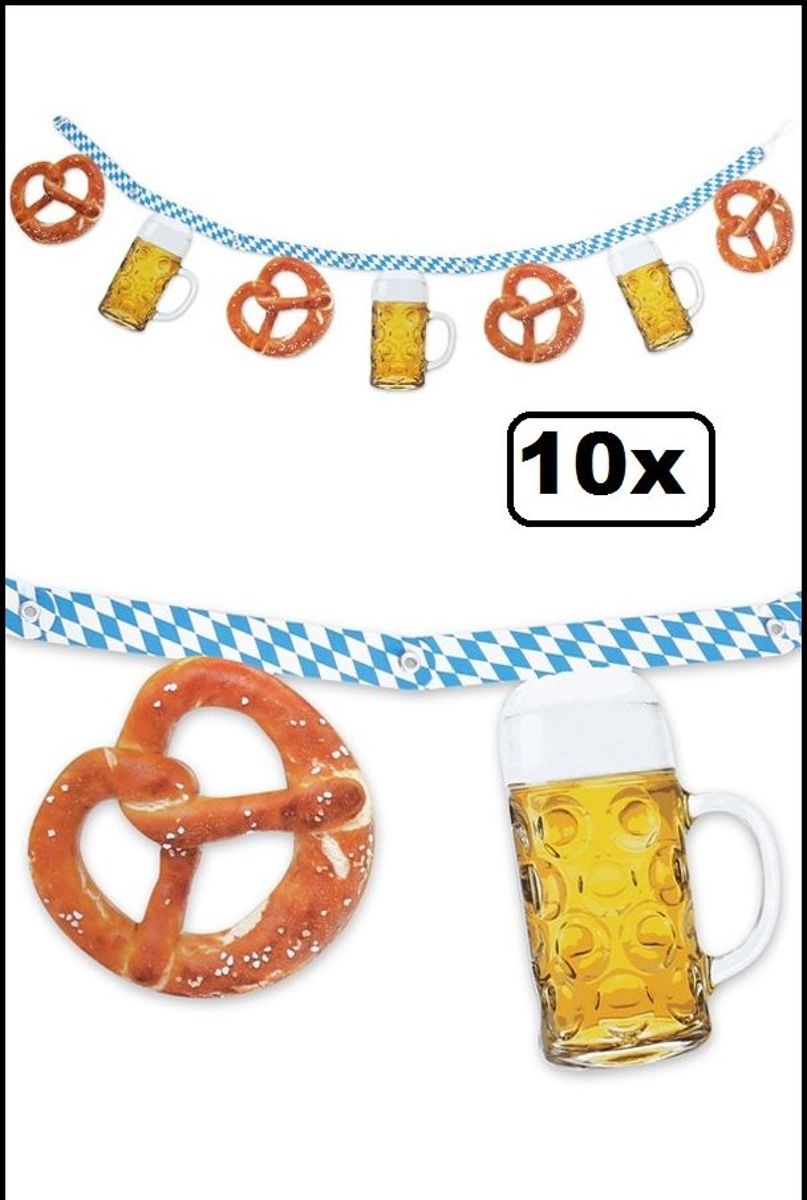 10x Guirlande Oktoberfest 5 meter