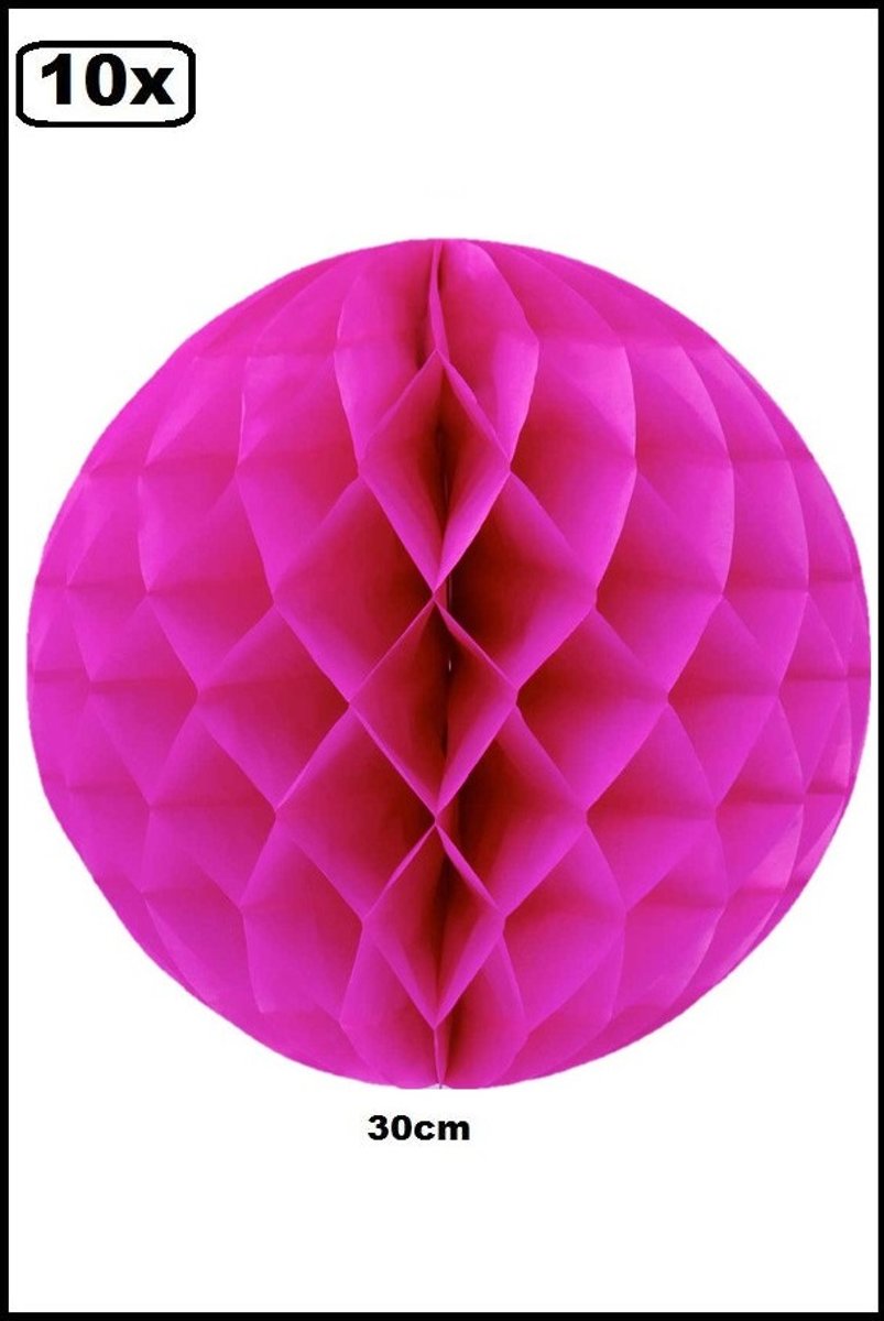 10x Honeycomb bolvorm 30 cm hard roze