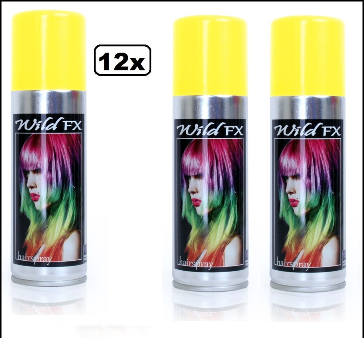 12x Haarspray blond 125 ml