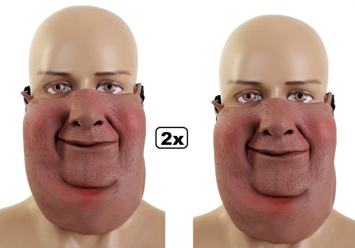 2x Half masker supersize me