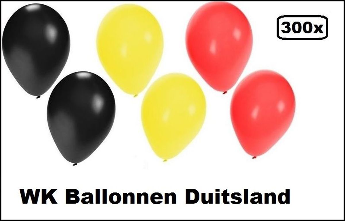 300x WK Ballonnen Duitsland