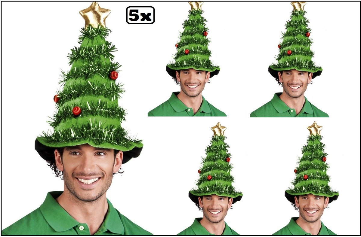 5x Muts kerstboom