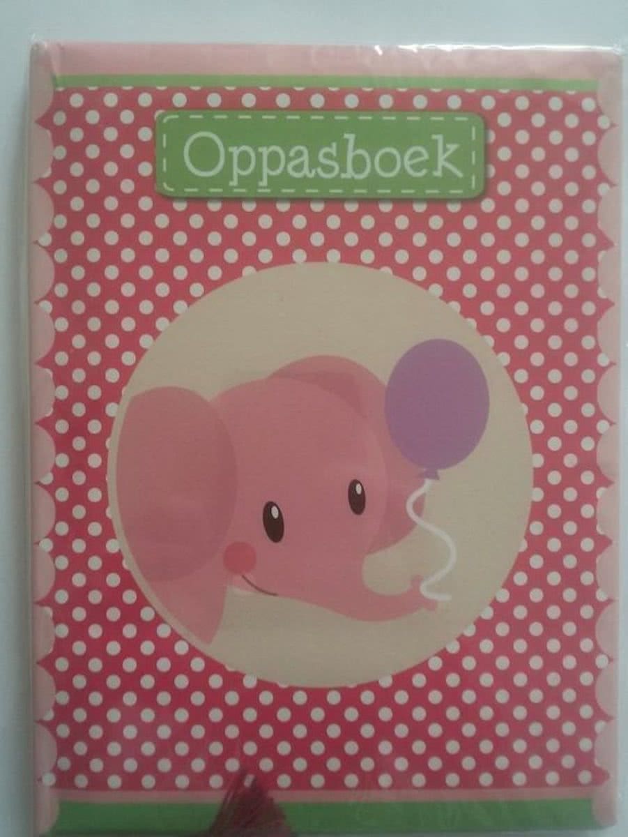 Oppasboekje Olifant Roze