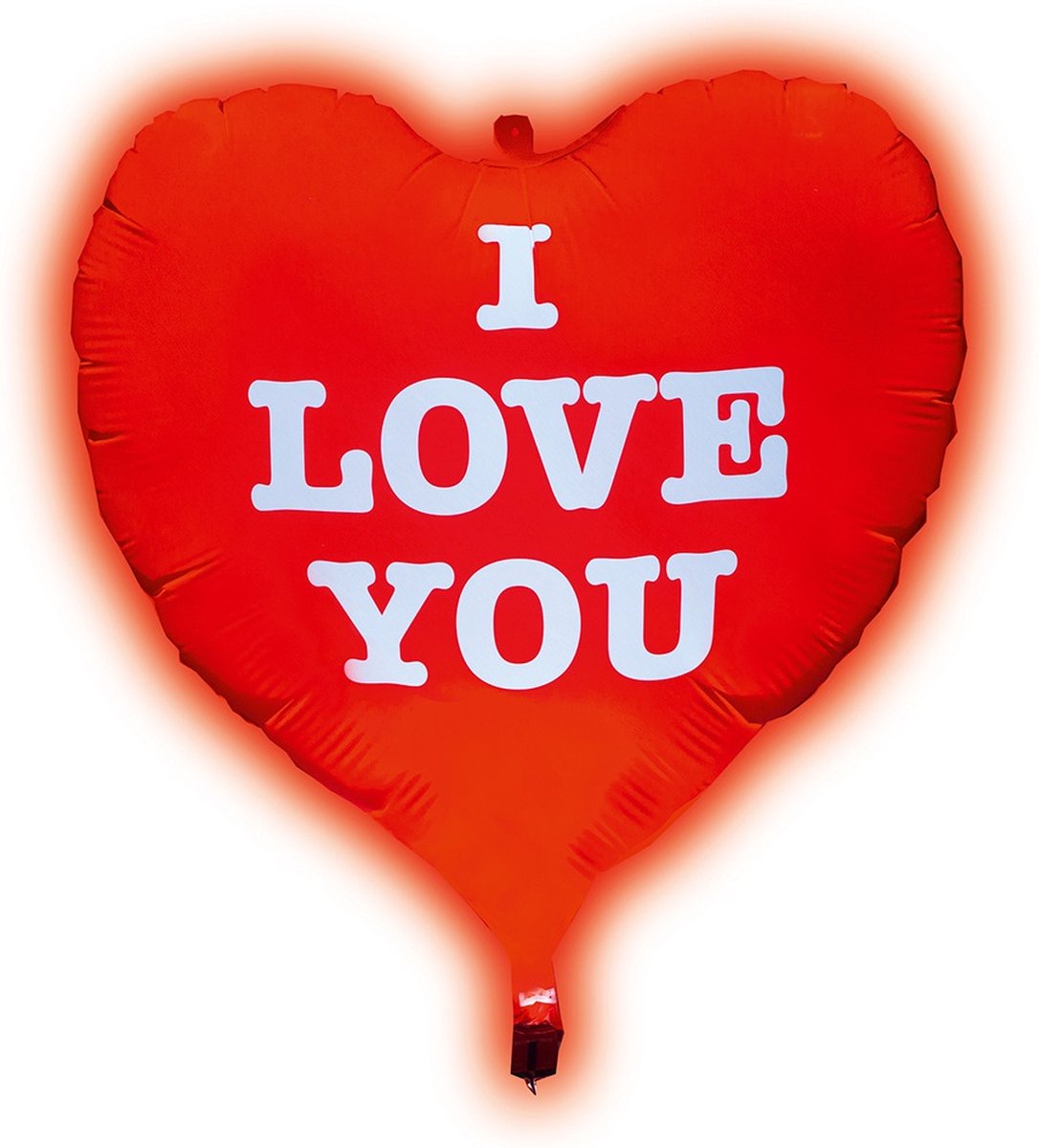 Tib Ballon Xxl Led I Love You 65 Cm Latex Rood 1 Stuk