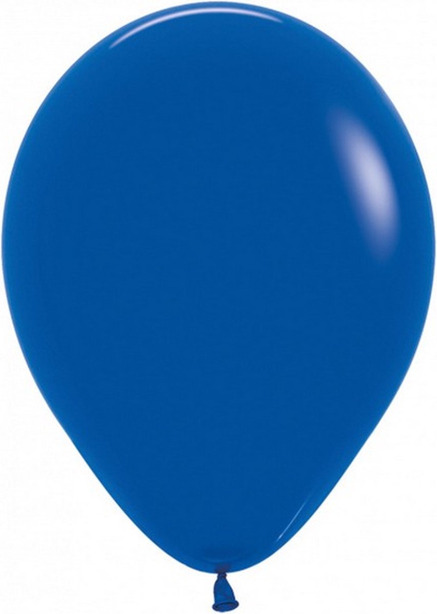 ballonnen helium 30 cm blauw 8 stuks