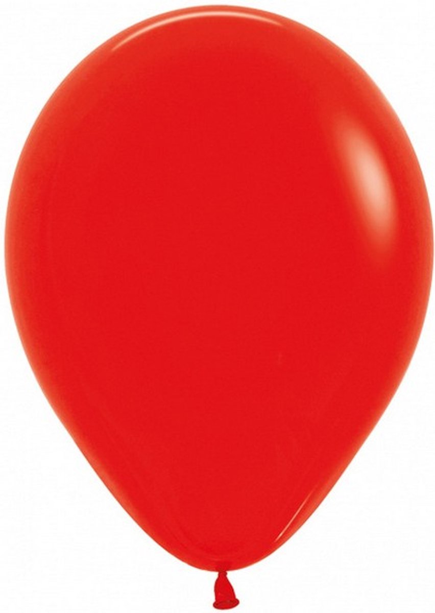 ballonnen helium 30 cm rood8 stuks