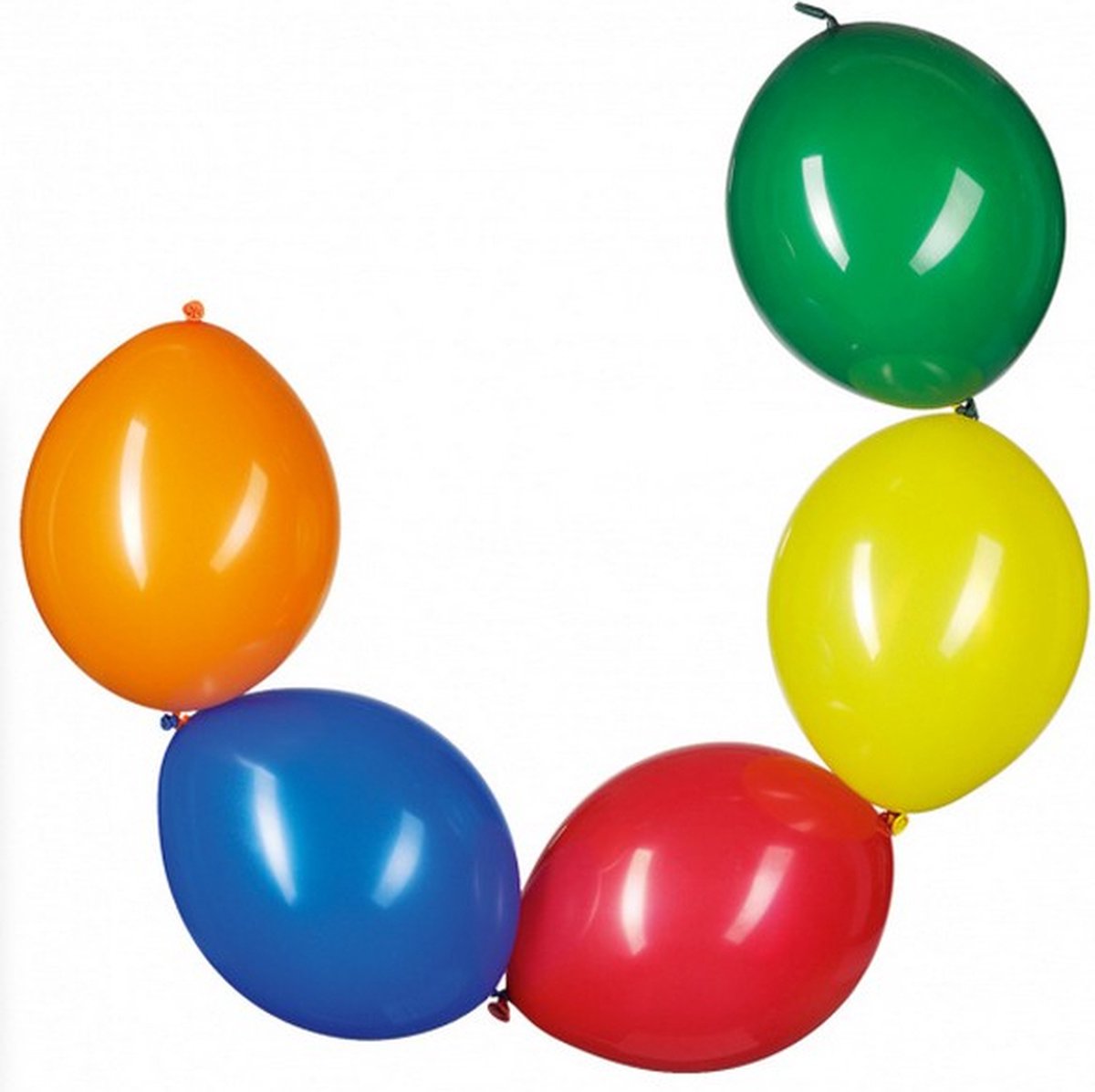 ballonnenslinger 25 cm latex 6 stuks