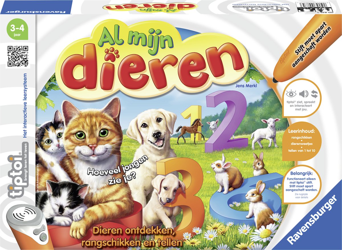 tiptoi  spel Al mijn dieren