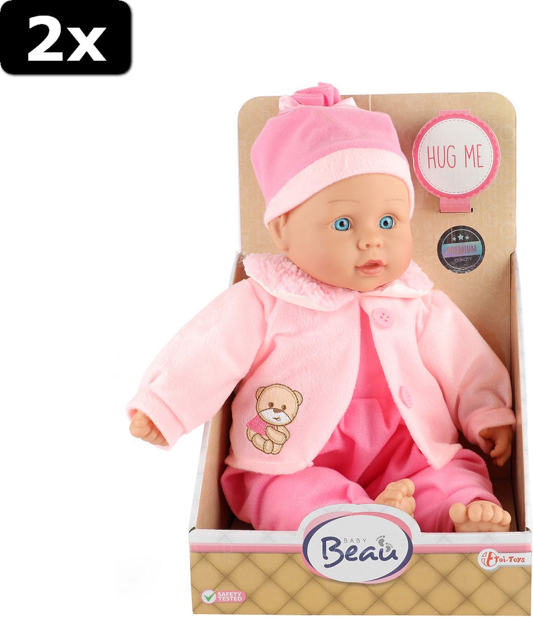 2x BEAU Babypop Hug me 40cm