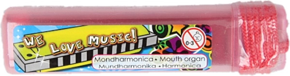 Mondharmonica Rood