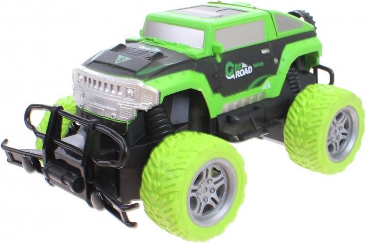 RC jeep 18 cm groen/zwart