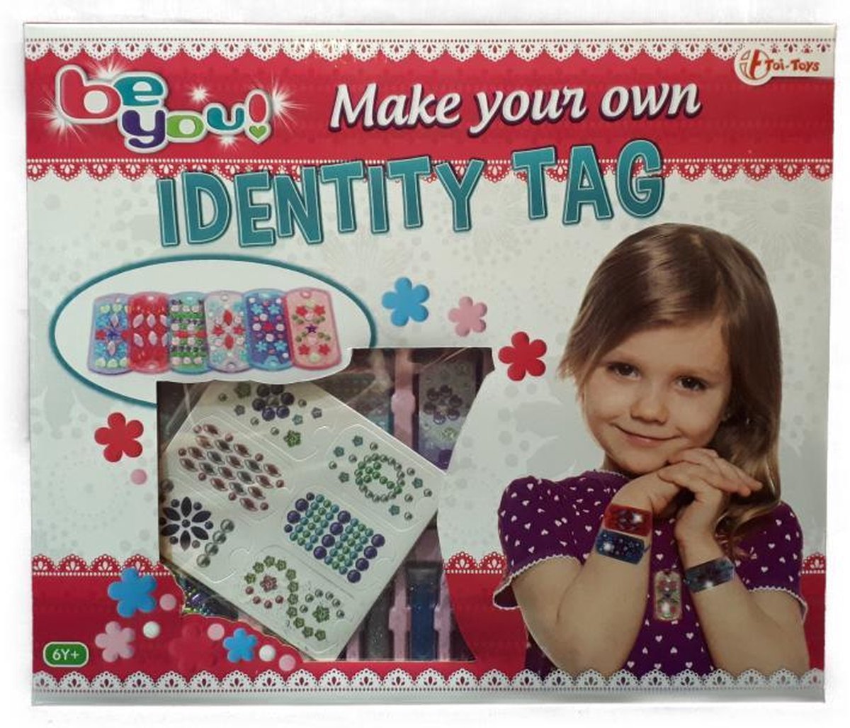 Toi Toys - Be You - Make Your Own Identity Tag Bracelets - Maak zelf armbanden - Meisjes -