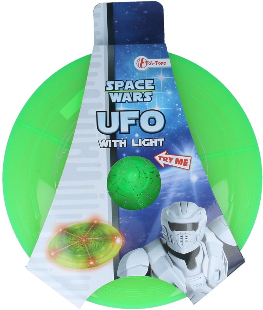 Toi Toys Frisbee met Licht Groen