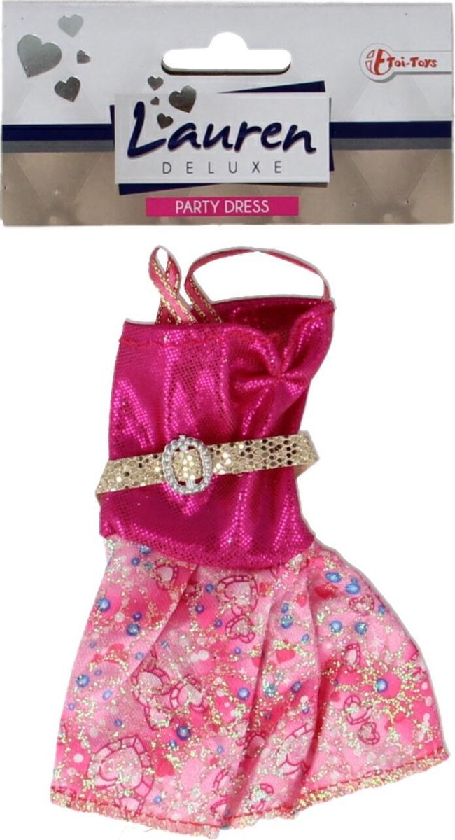 Toi-Toys Kleding voor Tienerpop Hartjes Glitterrok