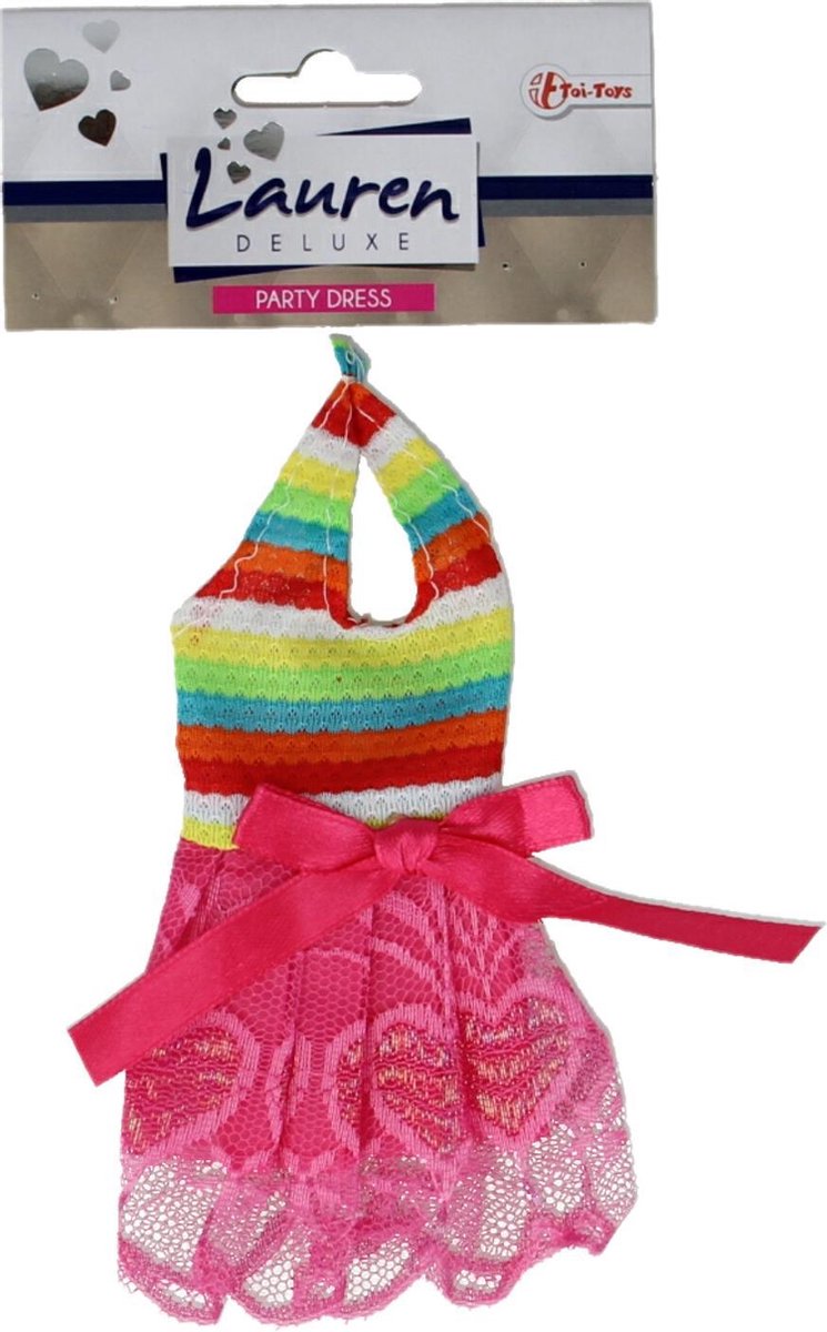 Toi-Toys Kleding voor Tienerpop Regenboogtop