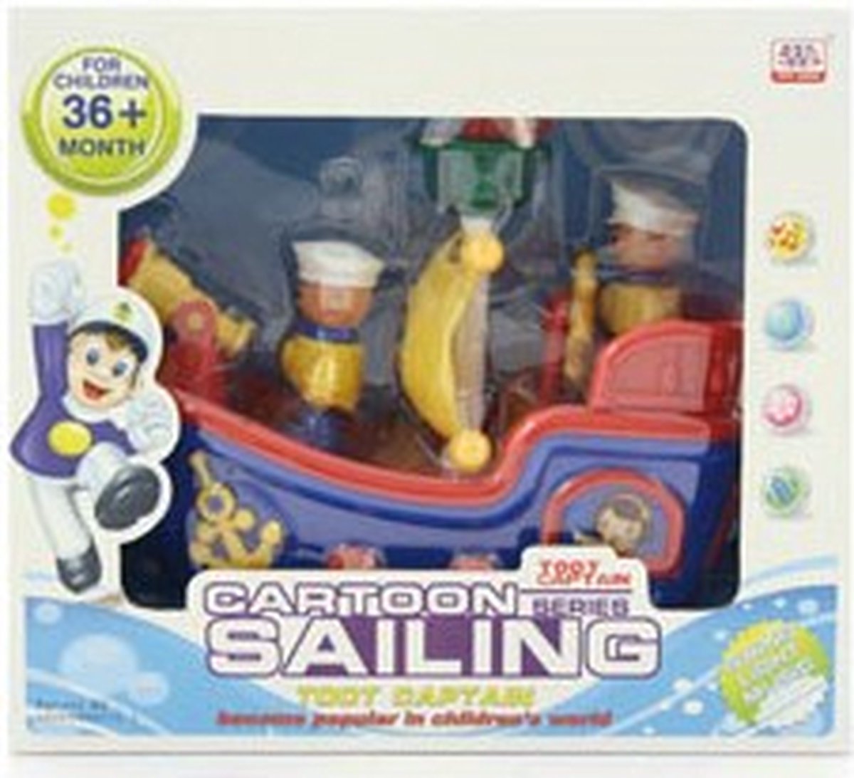 Toi Toys Schippersboot bump & go