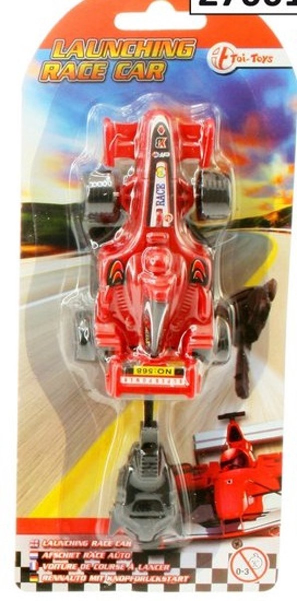 Toi-toys Afschietauto F-racer Rood