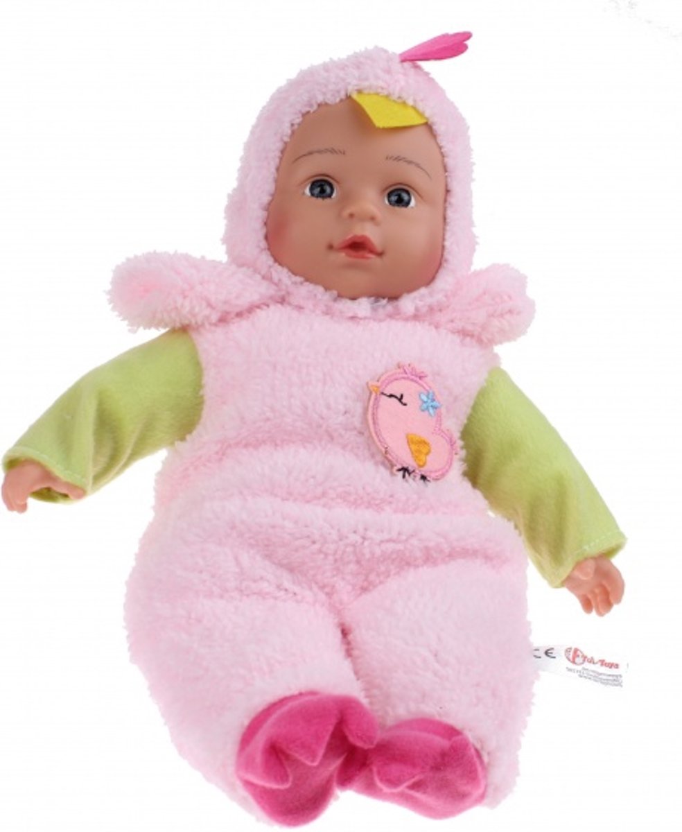 Toi-toys Babypop Met Dierenpyjama - Vogel