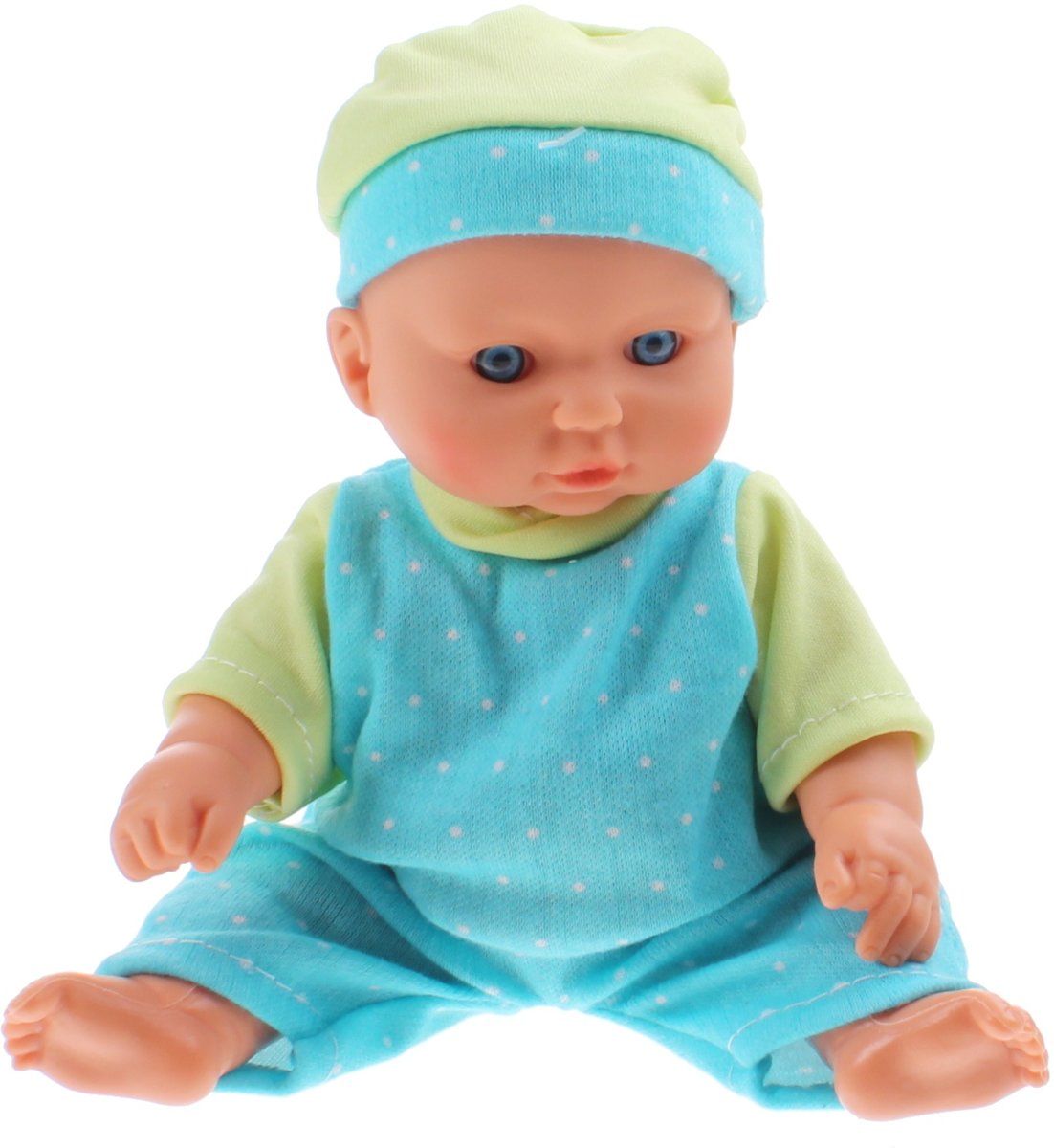 Toi-toys Babypop Met Kledingset 20 Cm Blauw/lime