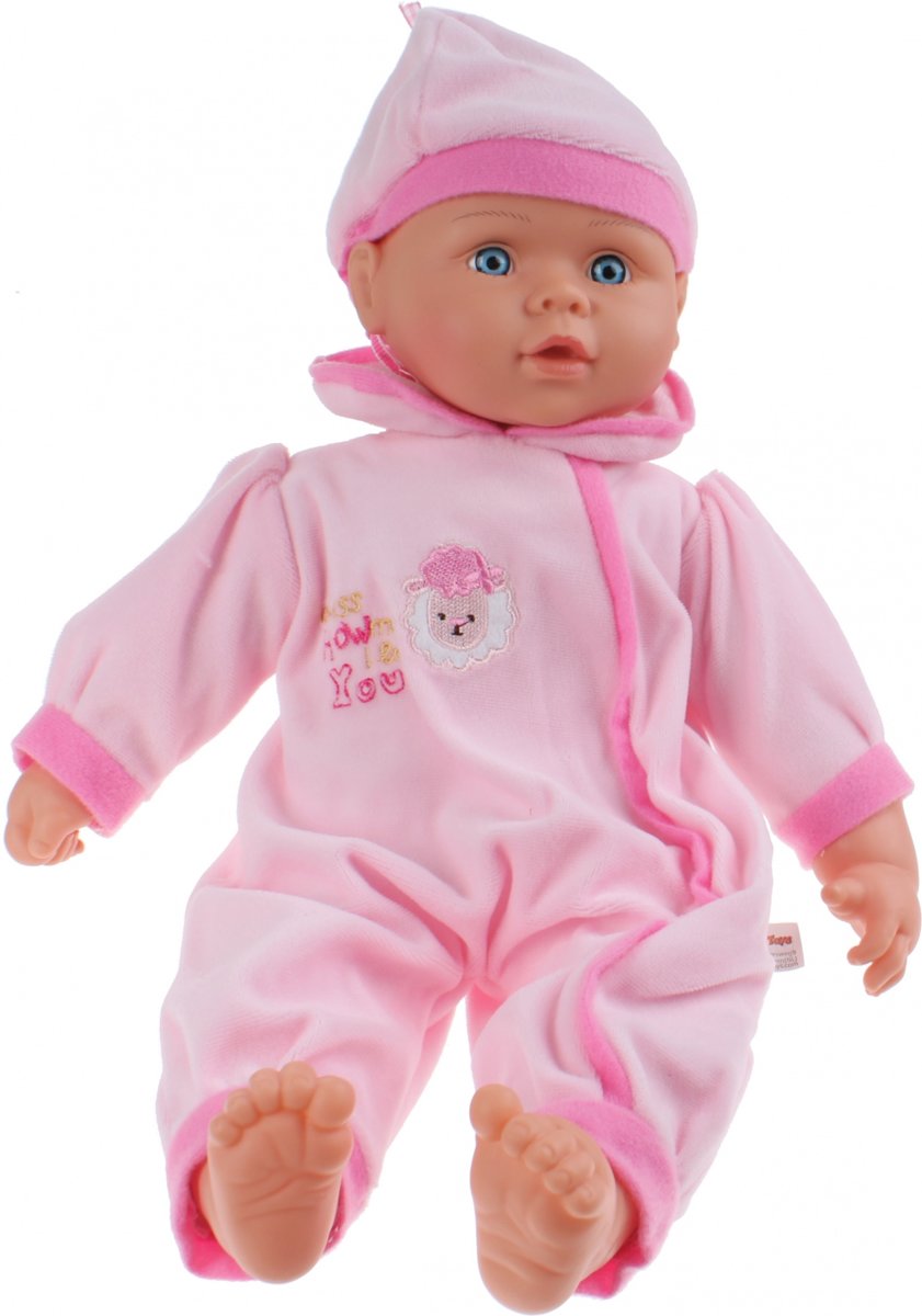 Toi-toys Babypop Met Kledingset Roze 42 Cm