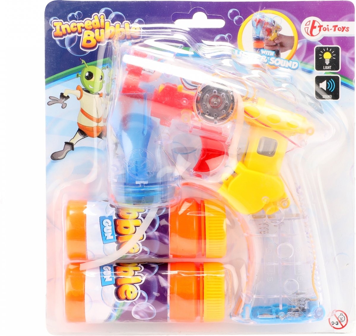 Toi-toys Bellenblaaspistool Met Licht En Geluid Oranje 15 Cm