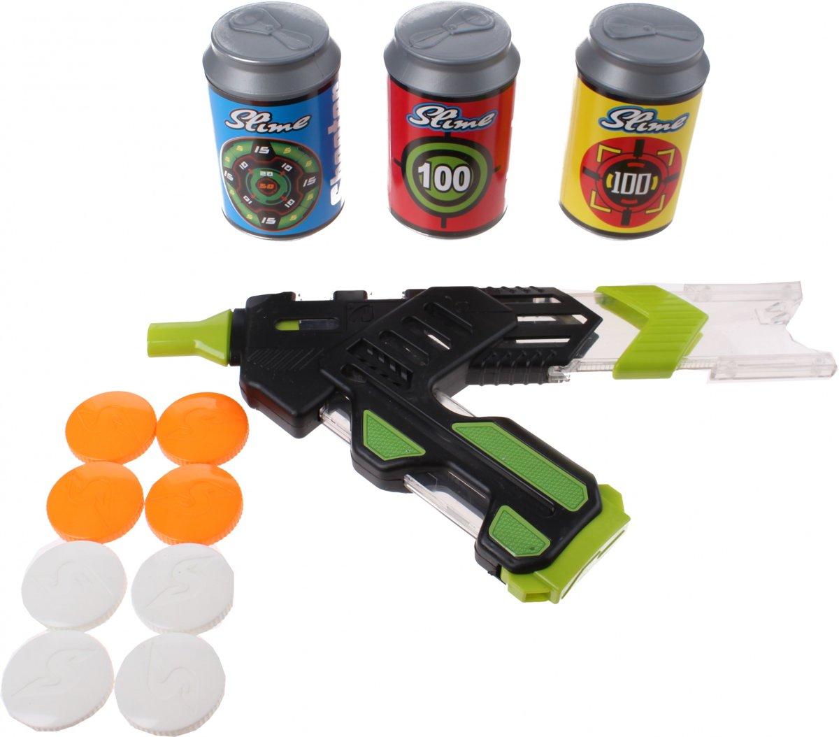 Toi-toys Blowgun Discblaster Groen 28 Cm