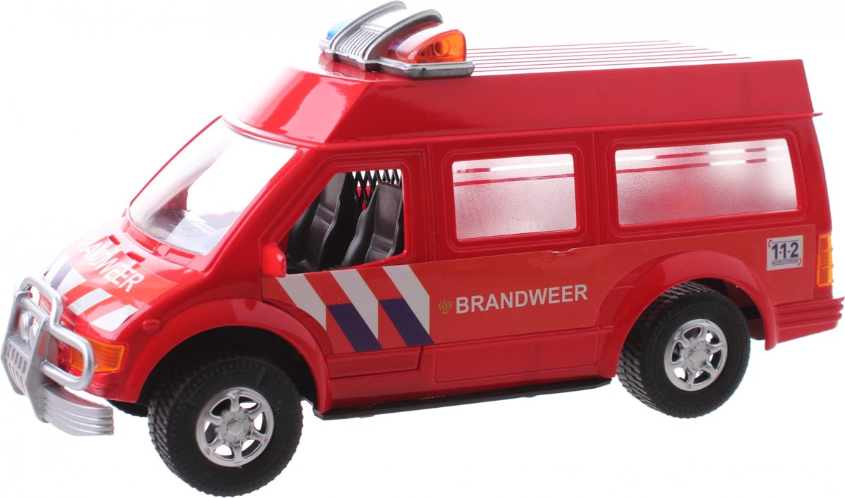 Toi-toys Brandweerauto Rood 24 Cm