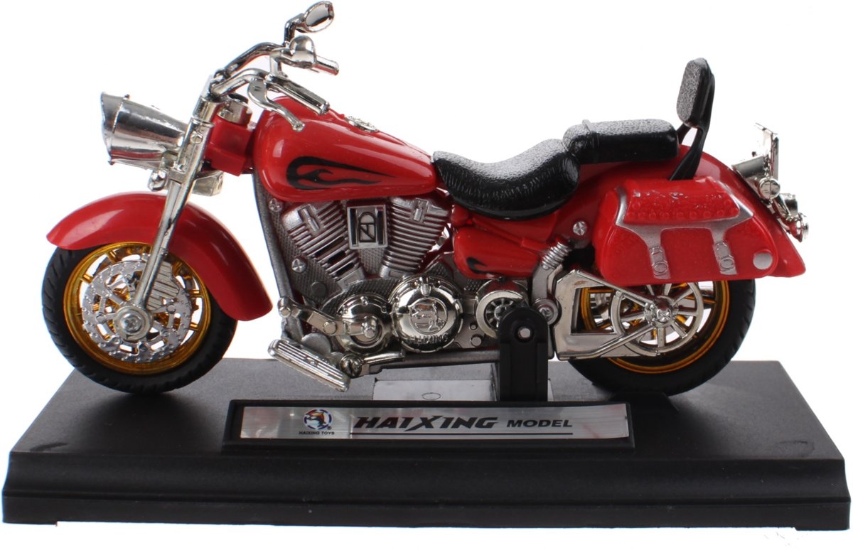 Toi-toys Chopper Met Licht En Geluid 14 Cm Rood