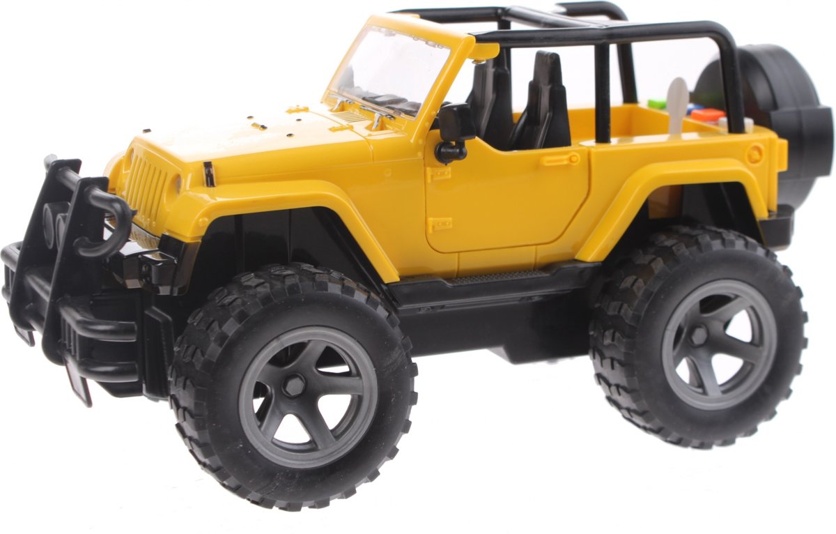 Toi-toys Cross Country Jeep 21 Cm Geel